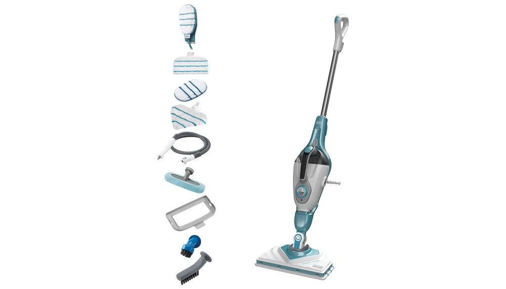 BLACK+DECKER Balai vapeur 2 en 1
