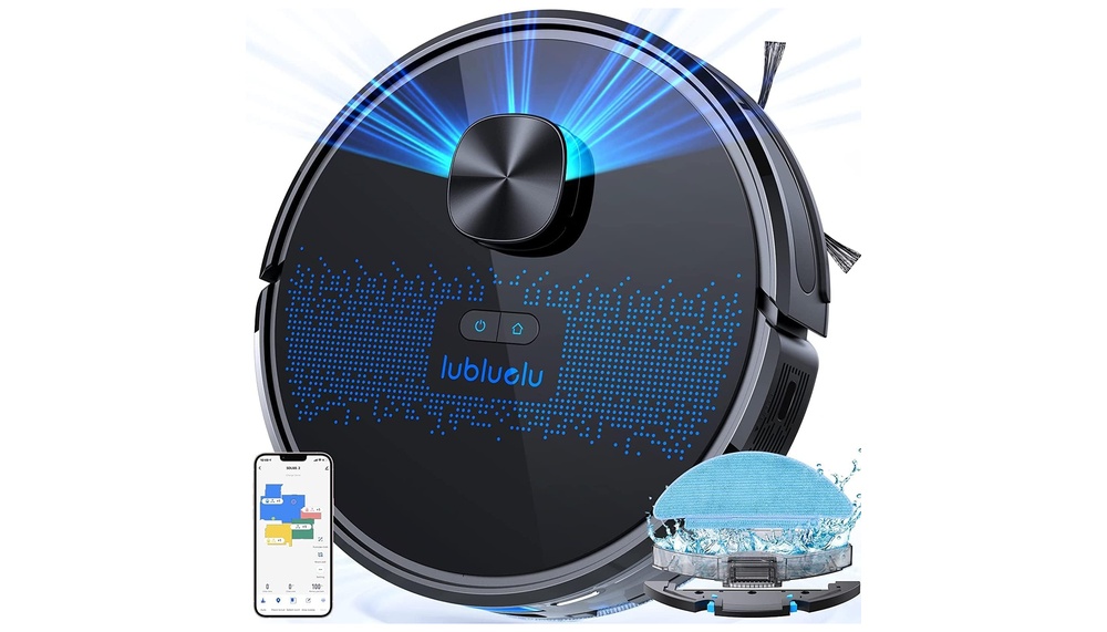 Lubluelu SL60D Robot Aspirateur Laveur